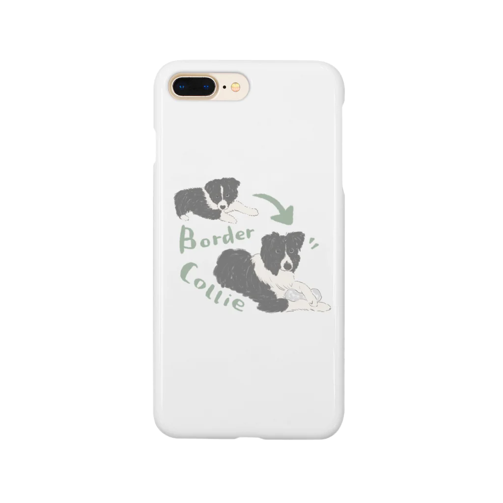 △shibu屋のBorder collie スマホケース