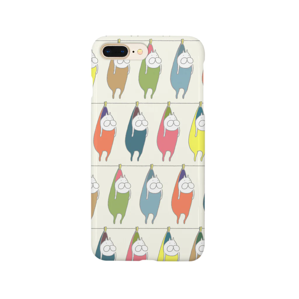 くらきち ONLINE SHOPのねこタイツの洗濯 カオスパステル Smartphone Case