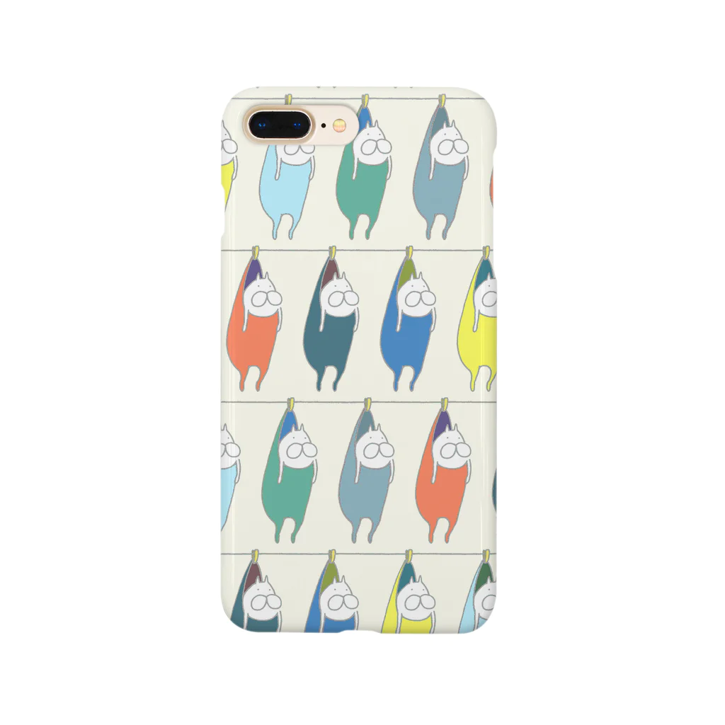 くらきち ONLINE SHOPのねこタイツの洗濯　カオスブルー Smartphone Case