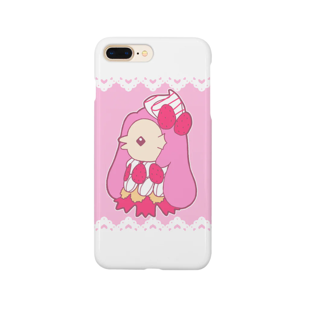 かわいいもののおみせ　いそぎんちゃくのいちごパフェアマビエ Smartphone Case