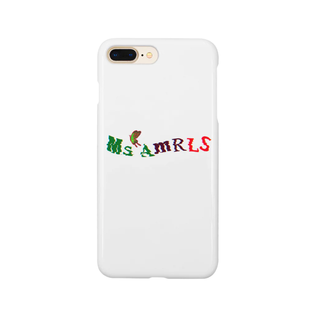 Ms Amaryllis のMs Amaryllis butterfly logo スマホケース