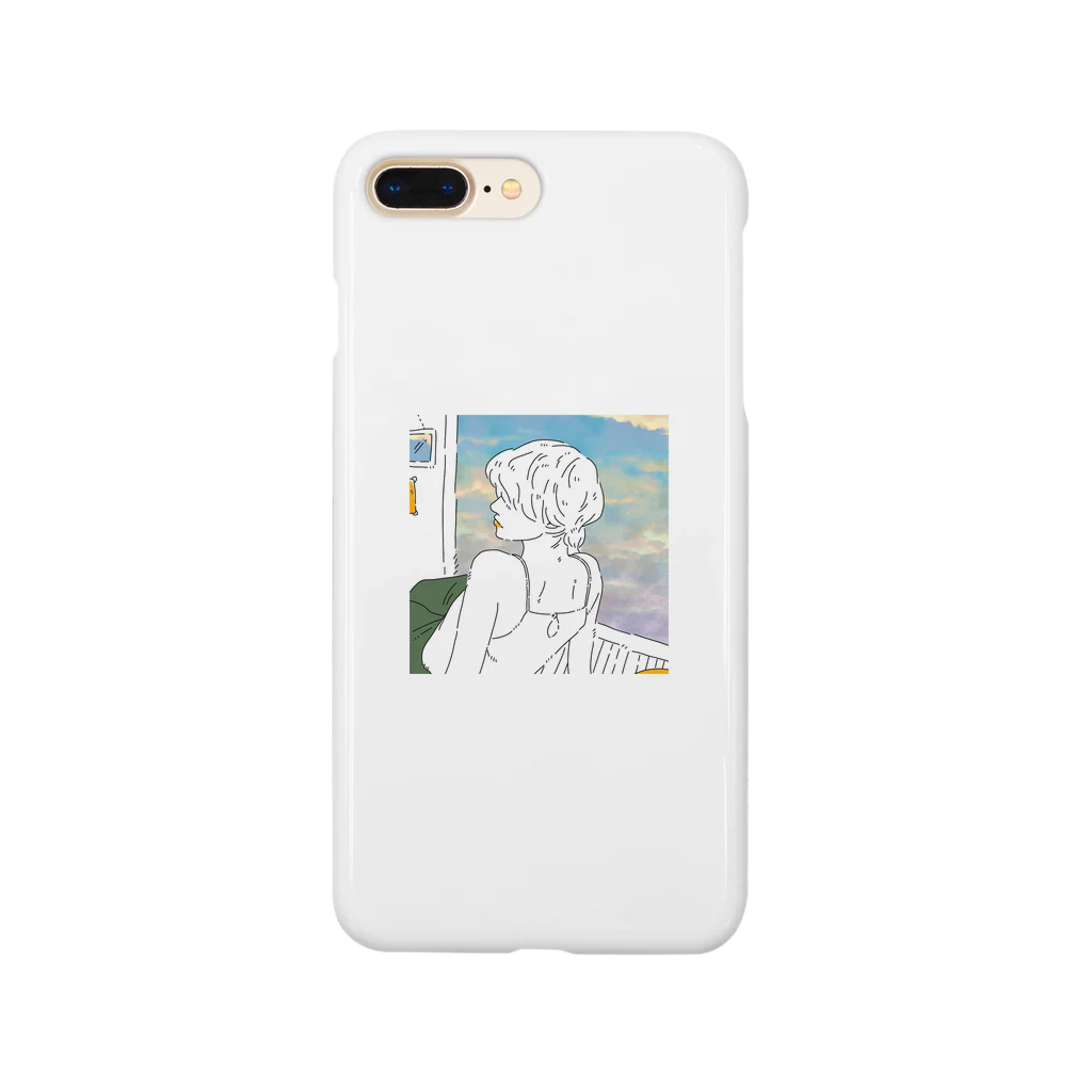 m e G u r uの夕焼けガール Smartphone Case