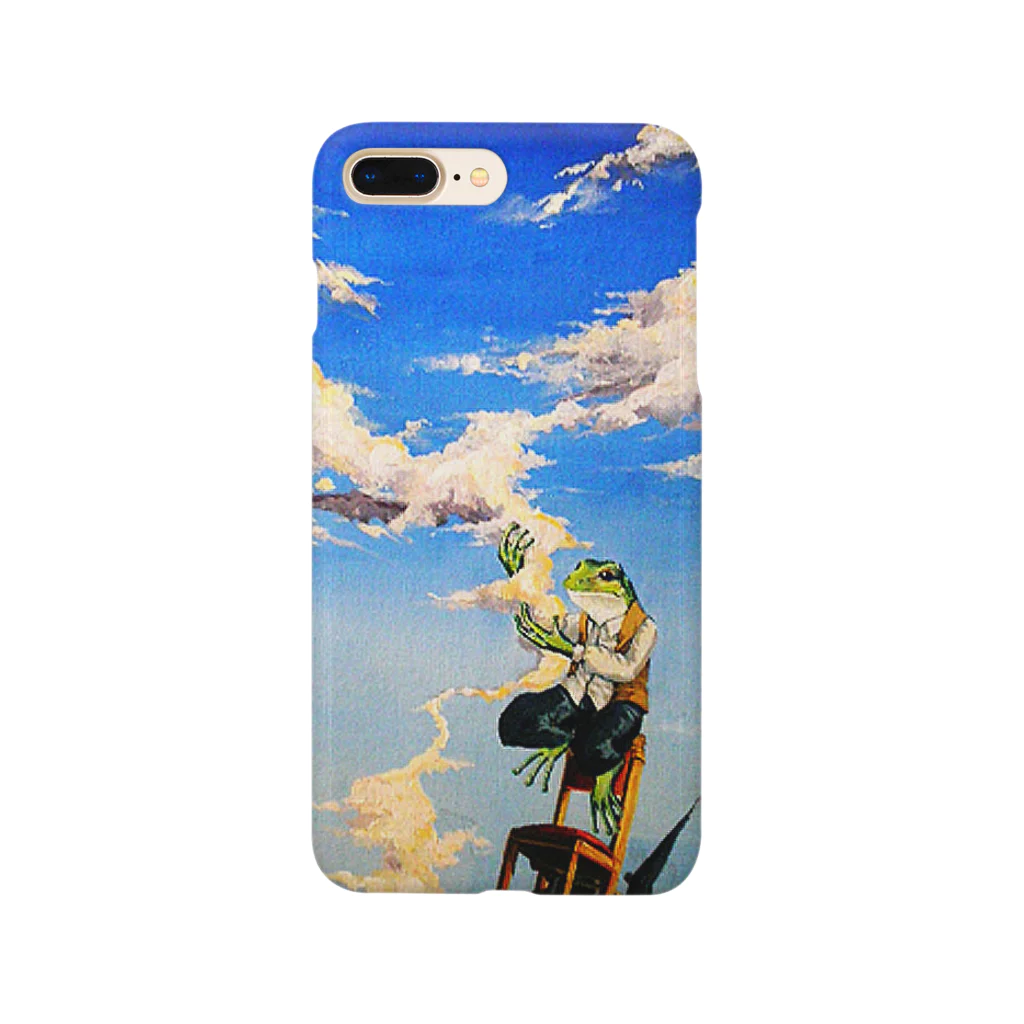 ゴノの雲をつかんだカエル Smartphone Case