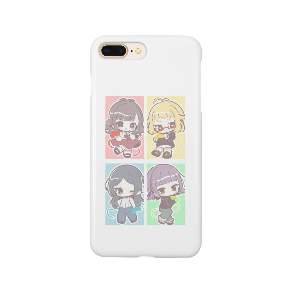 おんなどもの可愛いグッズショップのパステルおんなどもちゃん Smartphone Case