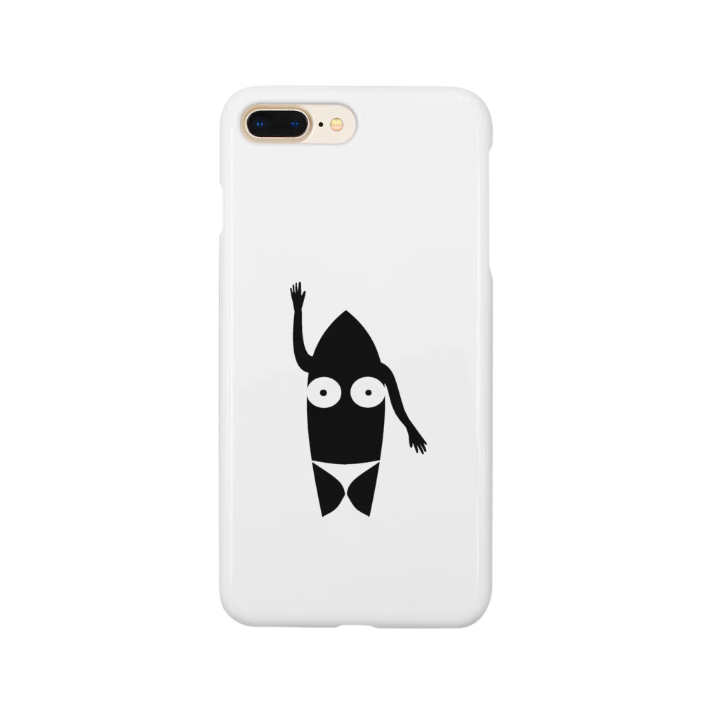 SlLOW_SURFのFISH SURFERGIRL Smartphone Case