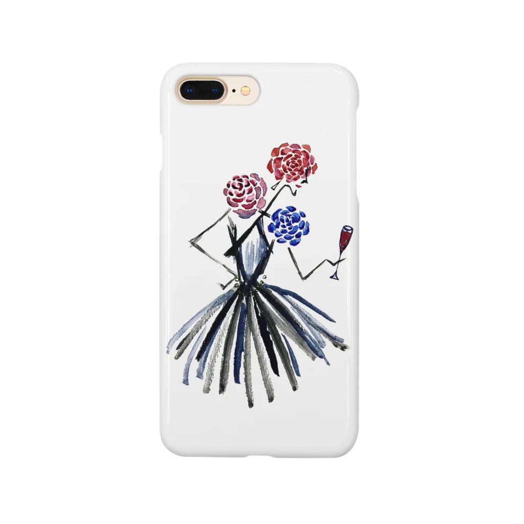 hoshan☺︎flower garden❁の【Rose dancer 🌹】ver.1 ~愛する人へ~ Smartphone Case