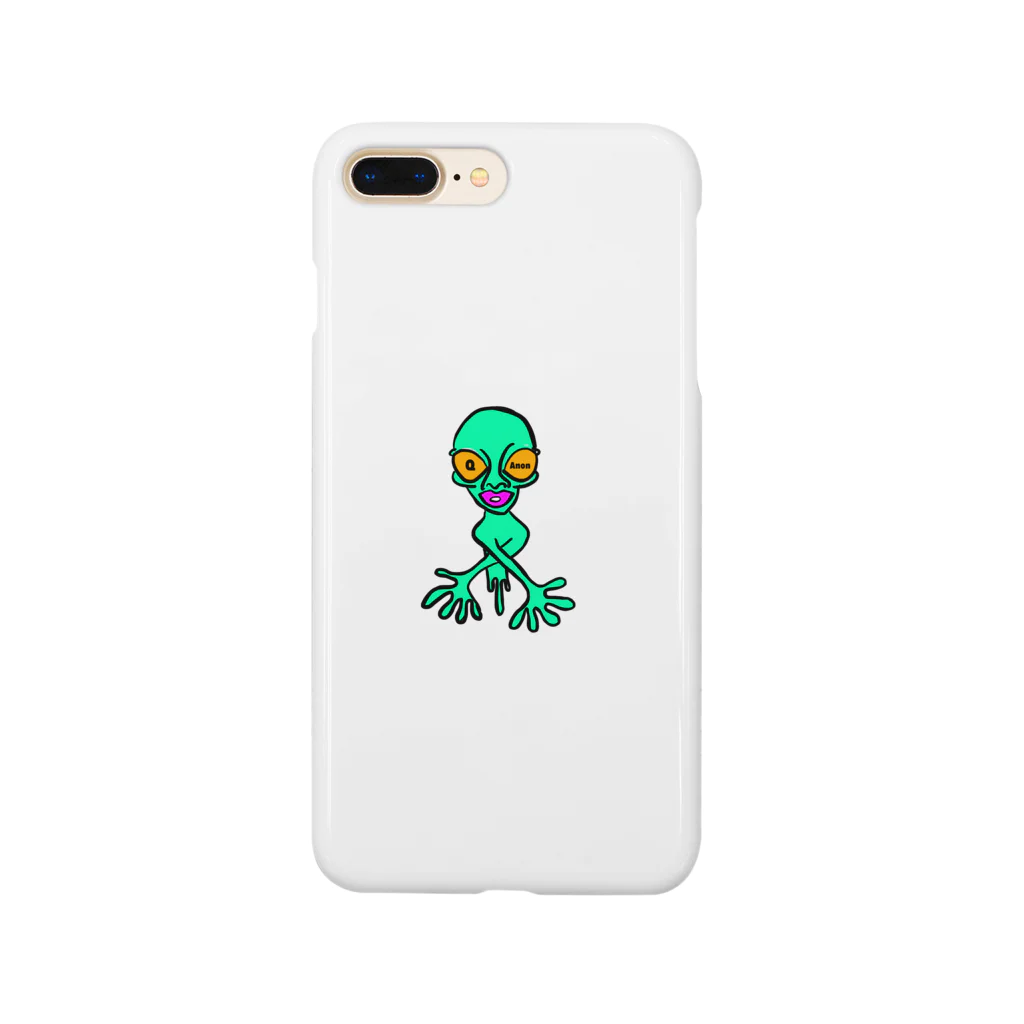 AmberjackのQanon 宇宙人 Smartphone Case