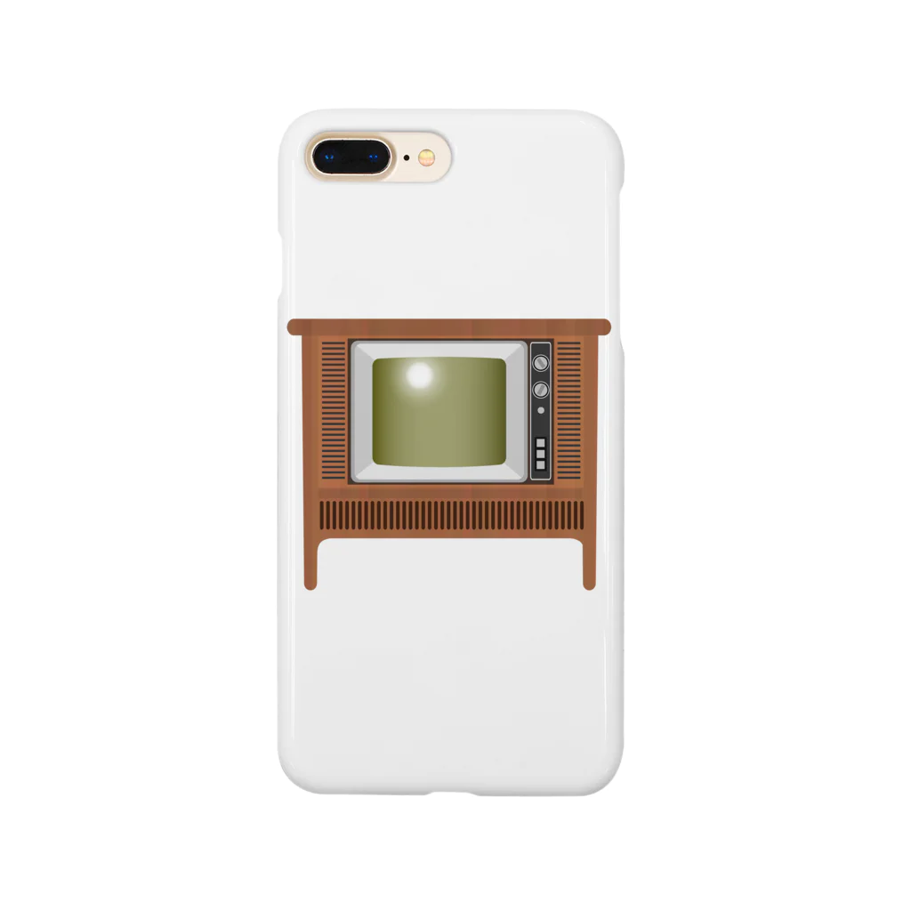 illust_designs_labのレトロな昭和のオーディオテレビのイラスト 脚付き  Smartphone Case