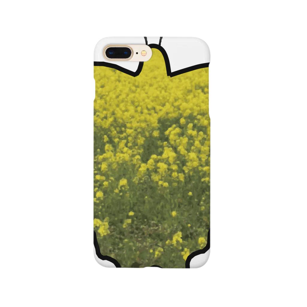 KUREOの菜の花畑のちょう Smartphone Case