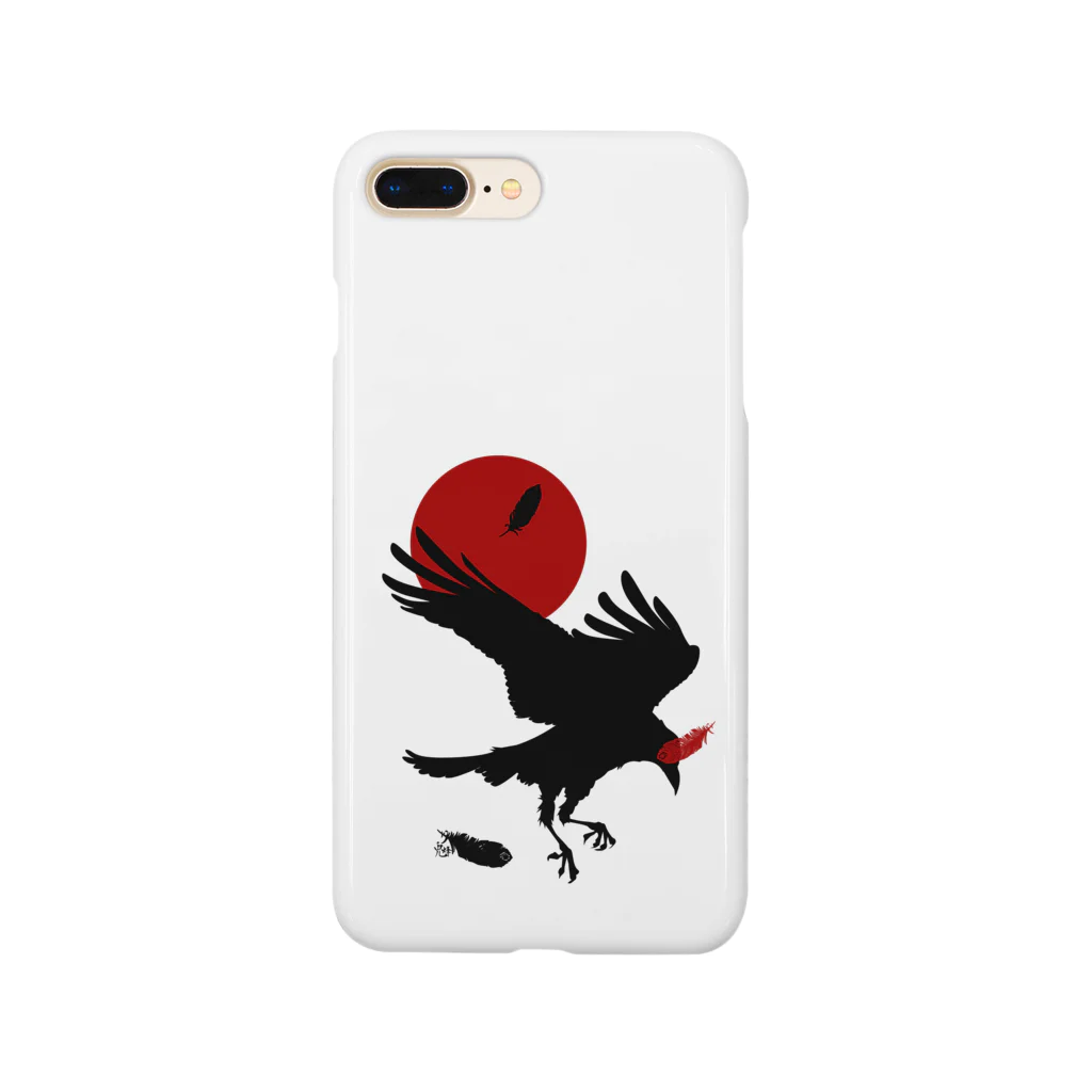 ESCHATOLOGYのレイヴン／赤月 Smartphone Case