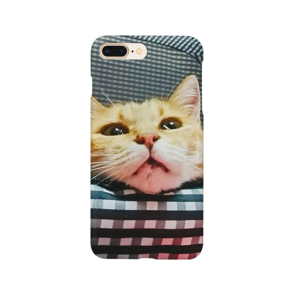 JinCHASE28ののほほんぷちょちゃんは猫。 Smartphone Case