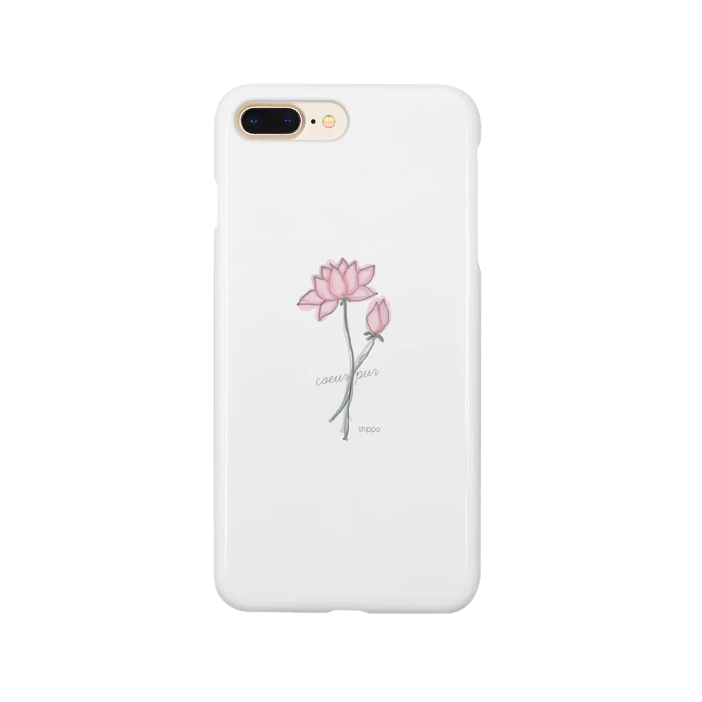 shippo artworkの【coeur pur】iPhoneケース Smartphone Case