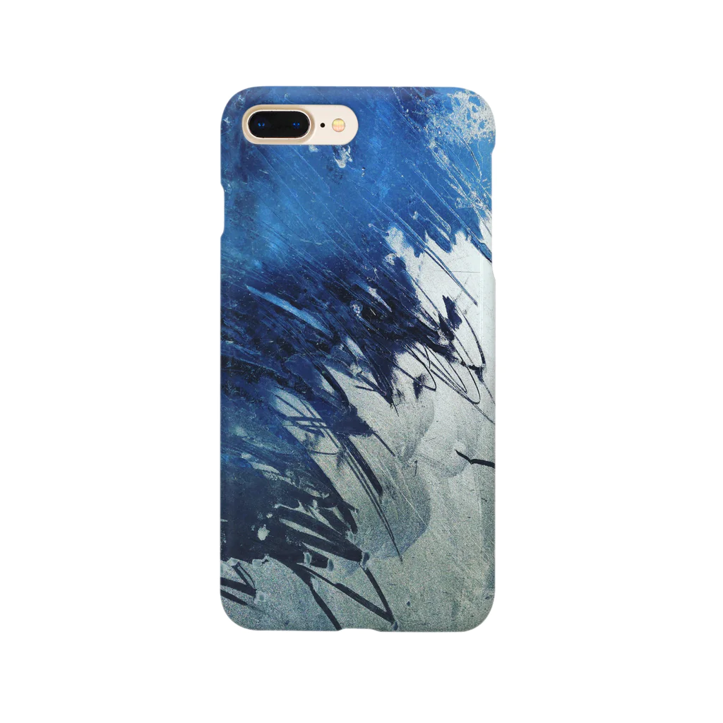 AMINOR (エーマイナー)のWall Paint Blue Smartphone Case