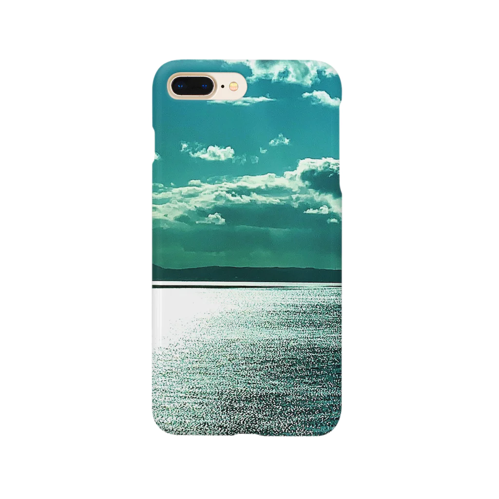 日本風景と自然風景の海と空 Smartphone Case