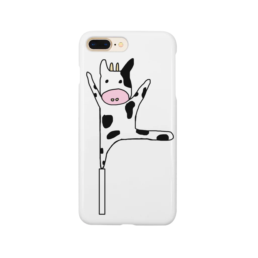 みっのバランスを取る牛 Smartphone Case