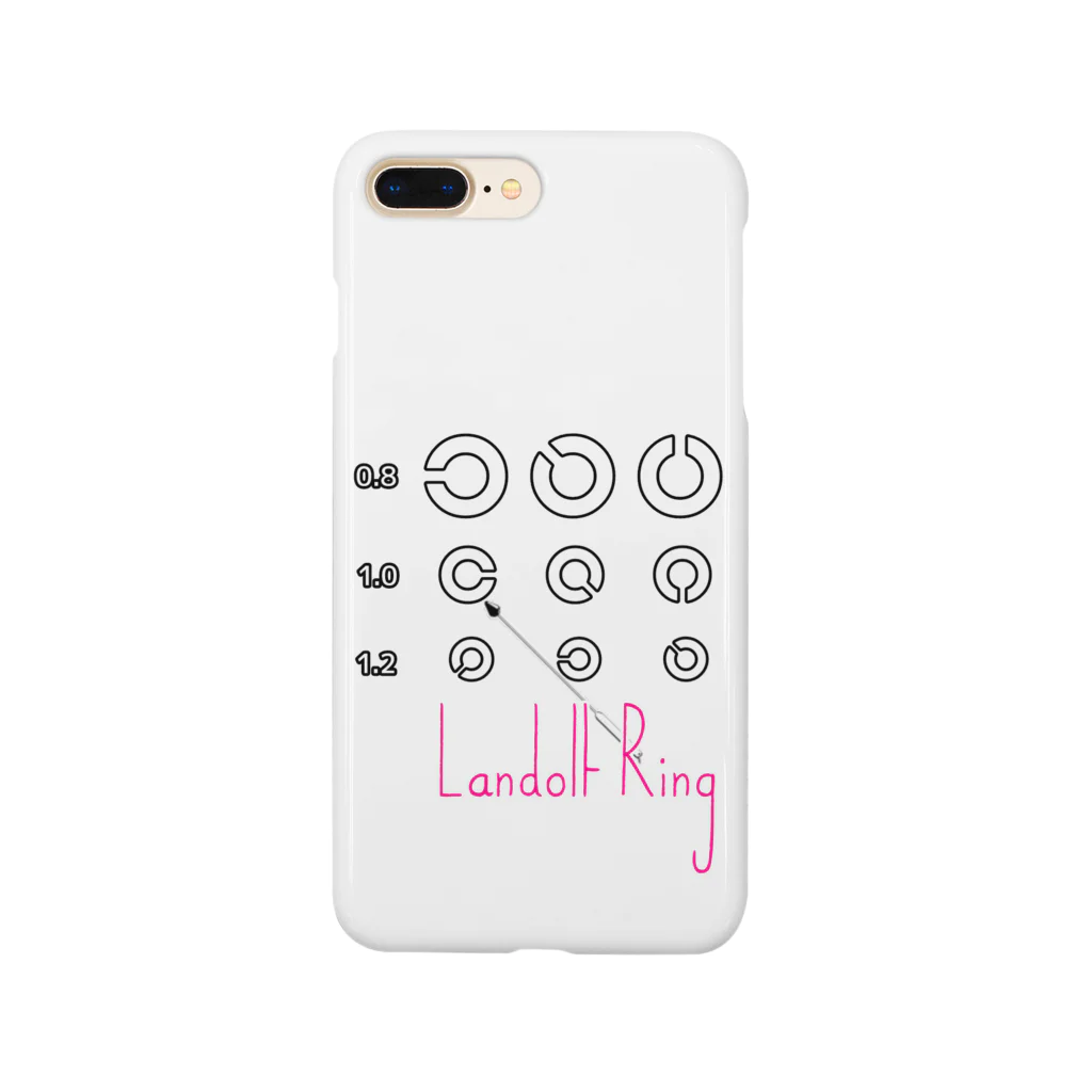 よろづ屋 安宅彦一長船のランドルト環(視力検査) Smartphone Case