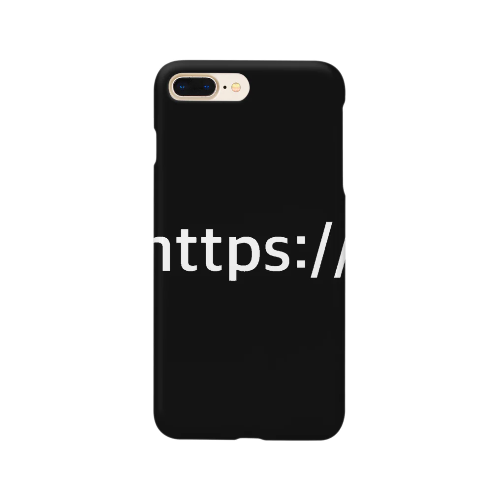 絵心ない人のhttps:// ロゴ Smartphone Case