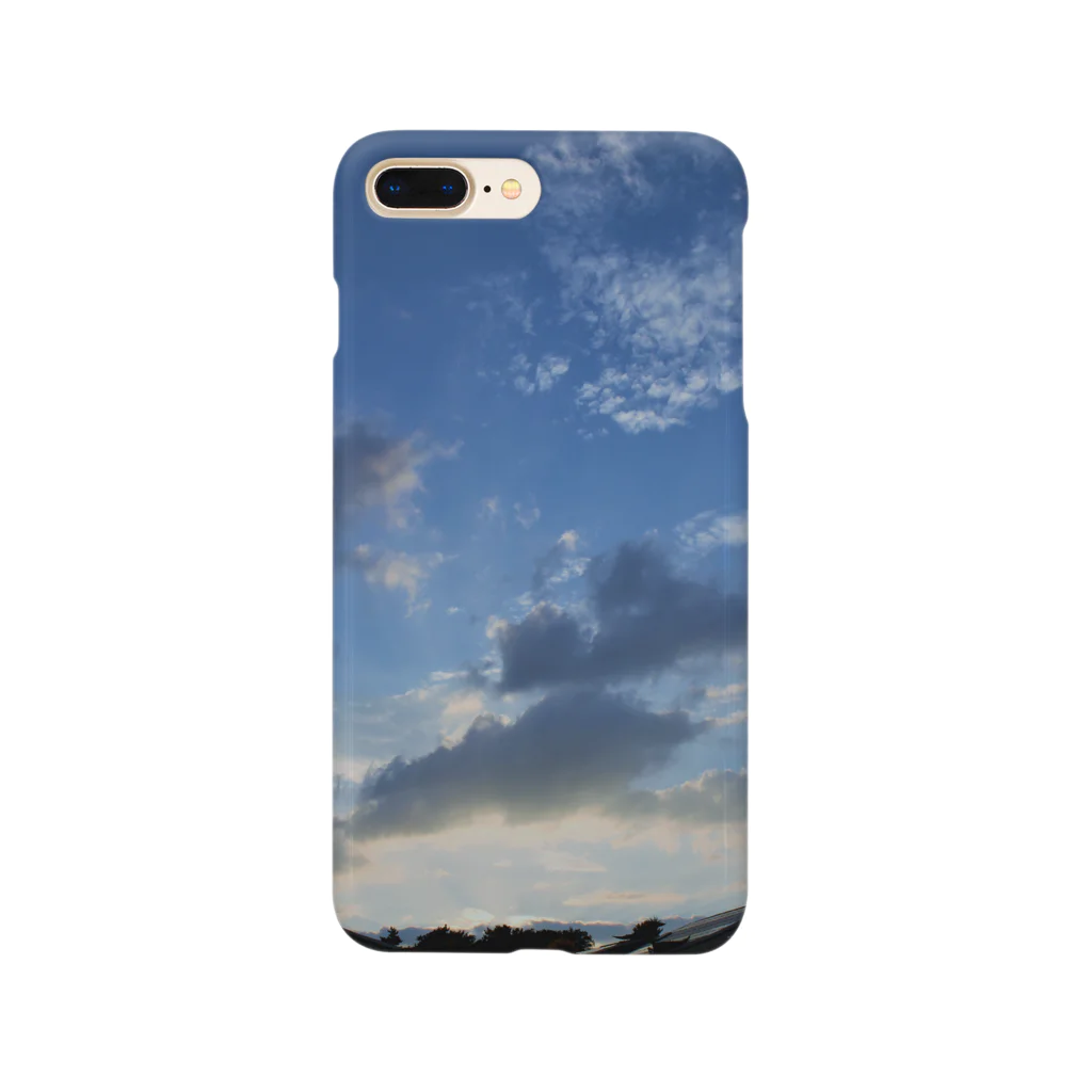 古都の葉の青空 Smartphone Case