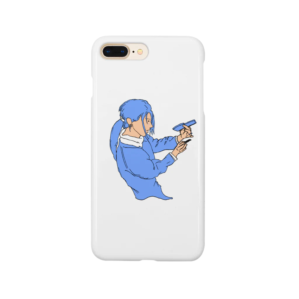 毎日奮闘ポニーテールの○○ちゃん。のシリアスちゃん。 Smartphone Case