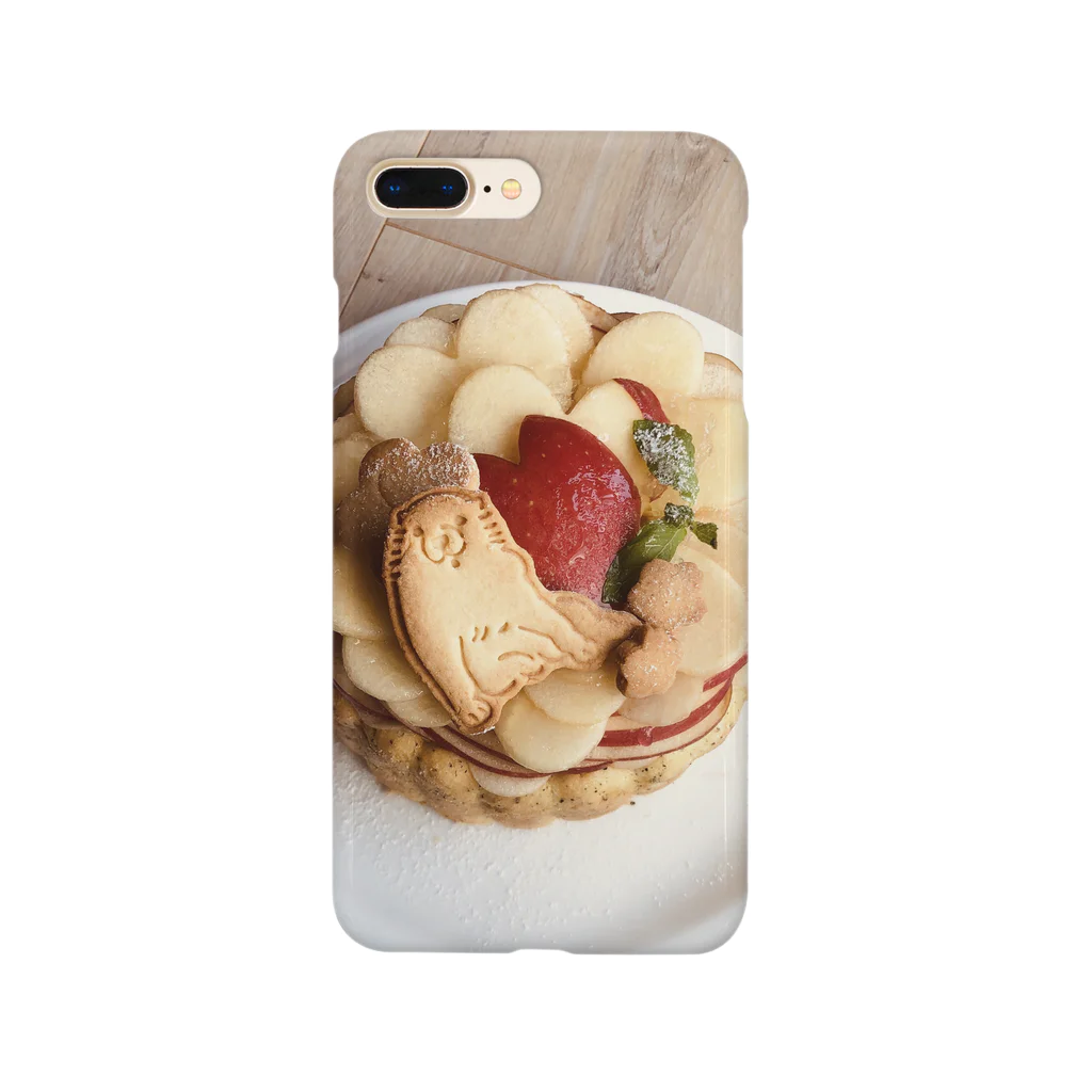 桜咲く頃のりんごのケーキ Smartphone Case