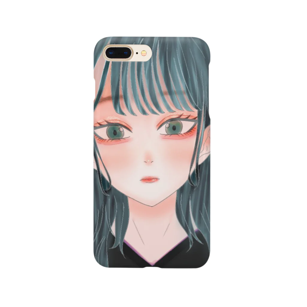 white_izの女の子A Smartphone Case