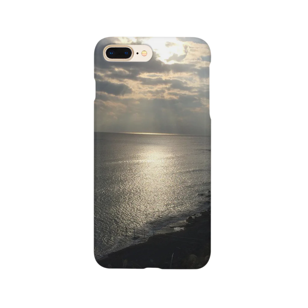 自然派ショップの寂しい海 Smartphone Case