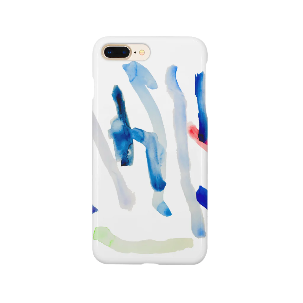 aicecreamのこどもが描いた水彩　雨 Smartphone Case