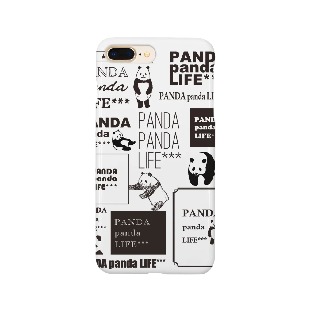 PANDA panda LIFE***のロゴロゴ　パンダ Smartphone Case
