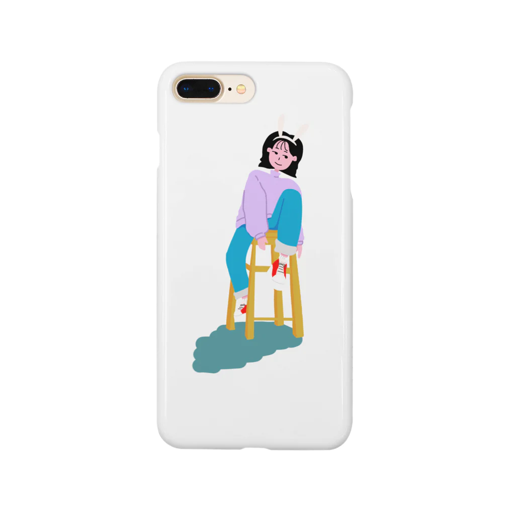 にんじんのふわふわパーマの女の子 Smartphone Case