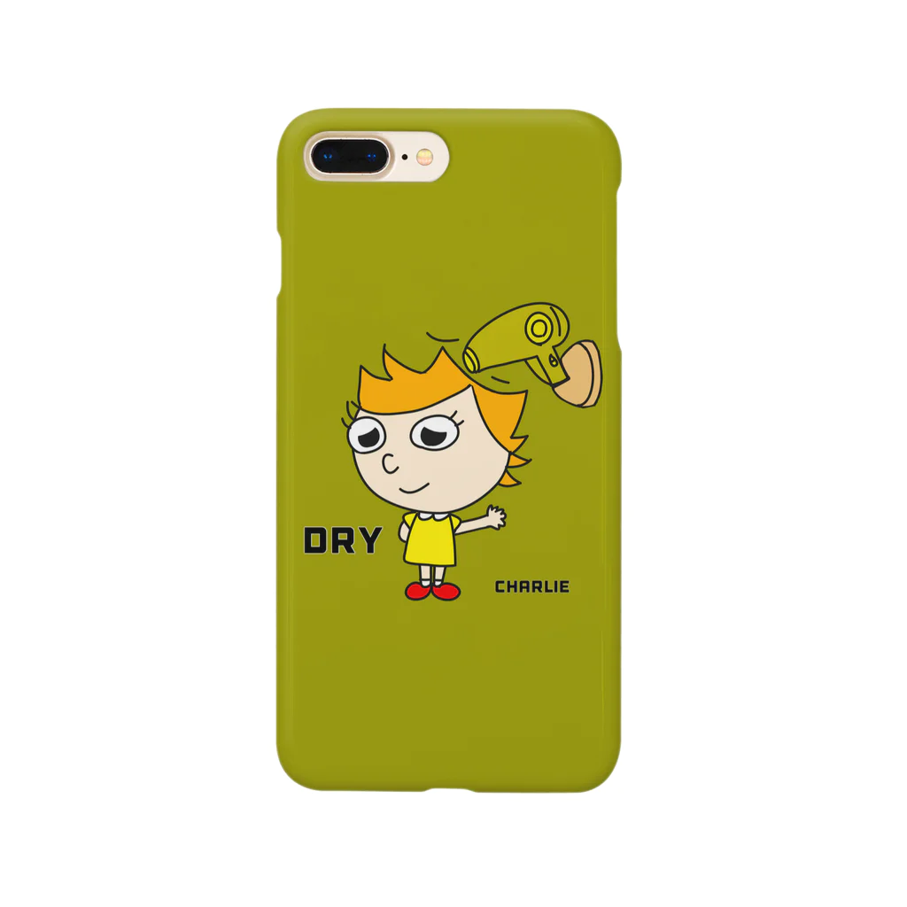 charlolのdry Charlie カーキ スマホケース