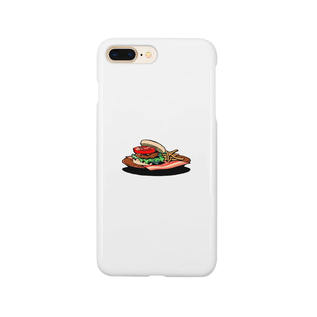 ときどきサボタージュのHAMBURGER SET スマホケース