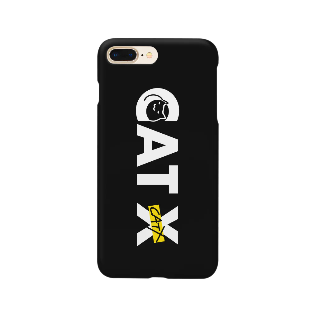 CAT XのCAT Xロゴ BLACK Smartphone Case