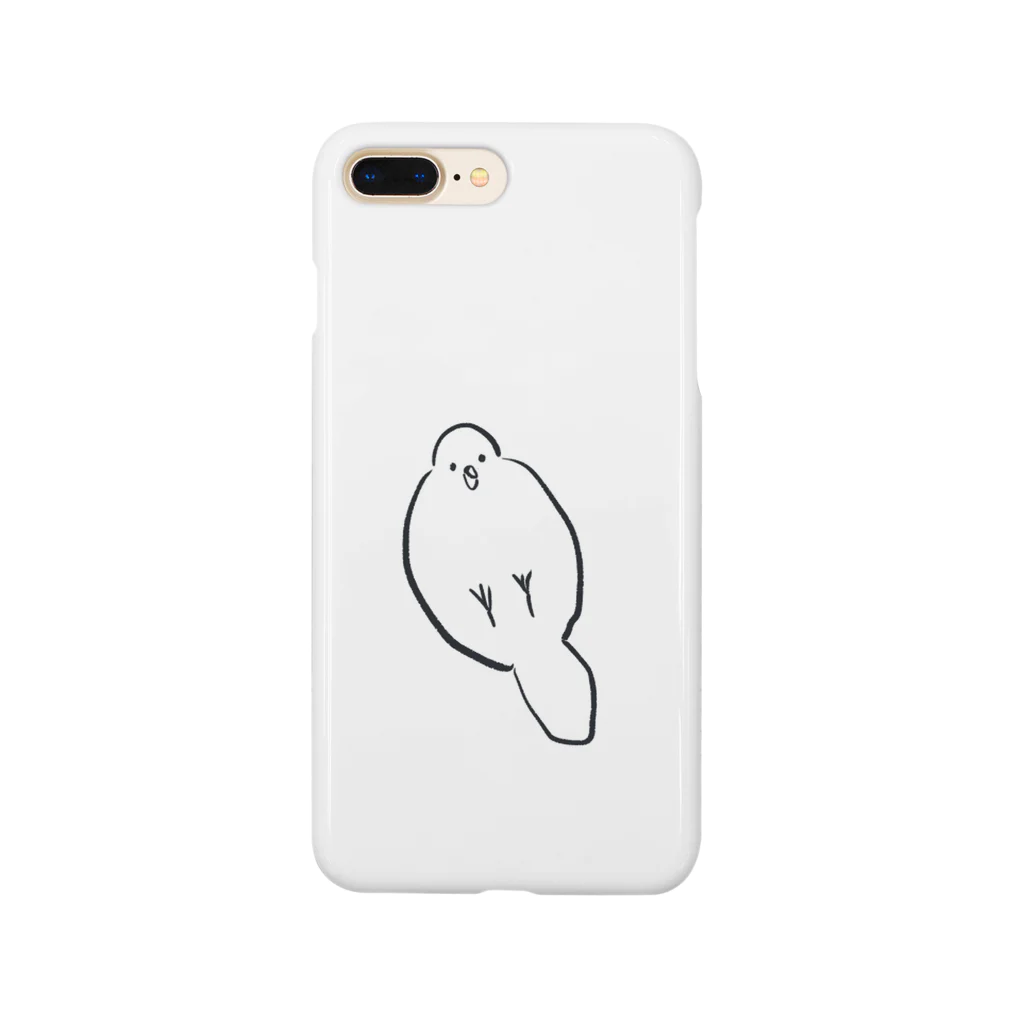 🧊の寝そべり鳥 Smartphone Case