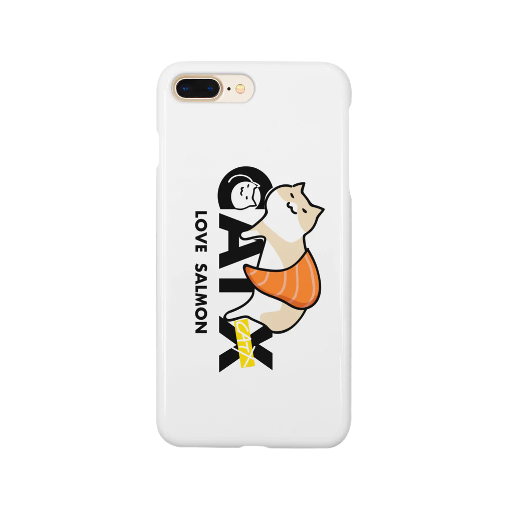 CAT Xの【期間限定】CAT X SALMON Smartphone Case