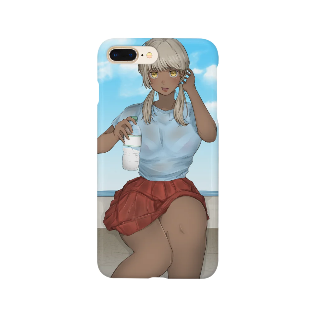 明日やりますの夏の日の彼女 Smartphone Case