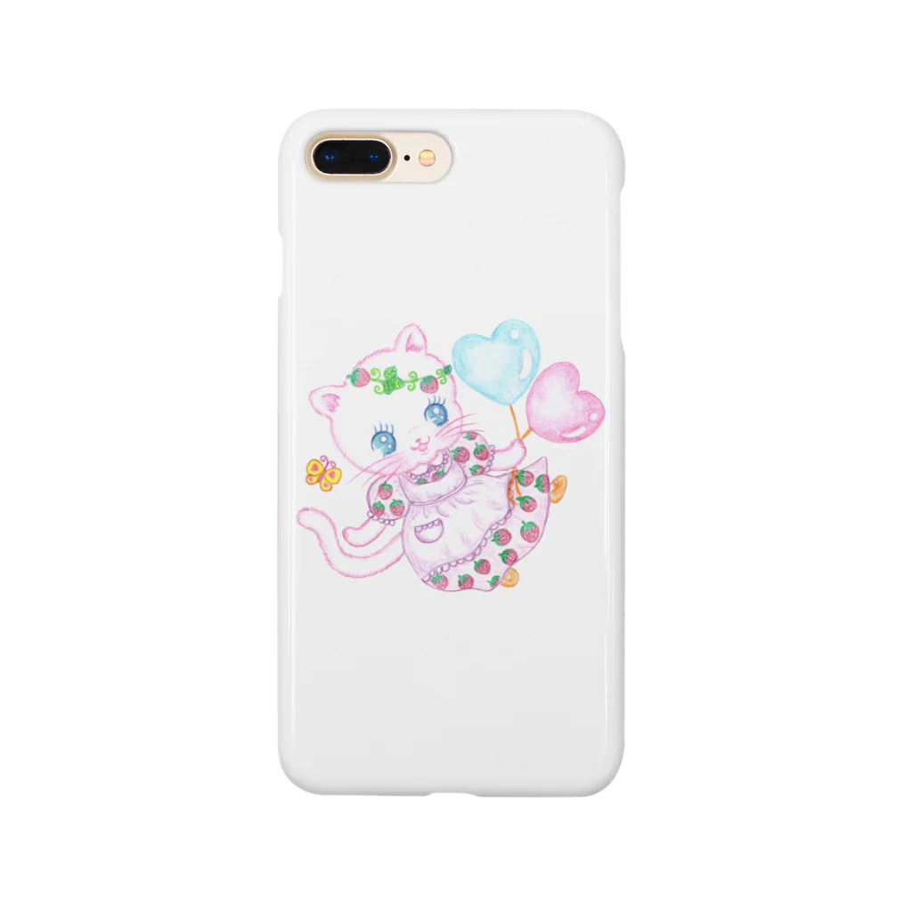 メルティカポエミュウのいちごみるくにゃん Smartphone Case