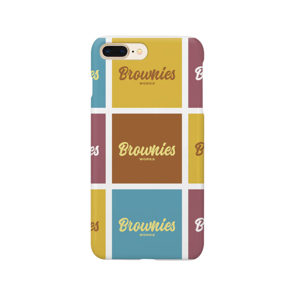 Brownies Works ShopのBrownies Worksカラフルロゴ Smartphone Case