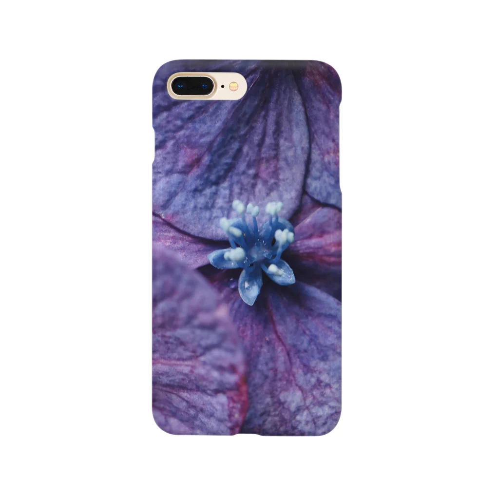 8l0の紫陽花　紫 Smartphone Case