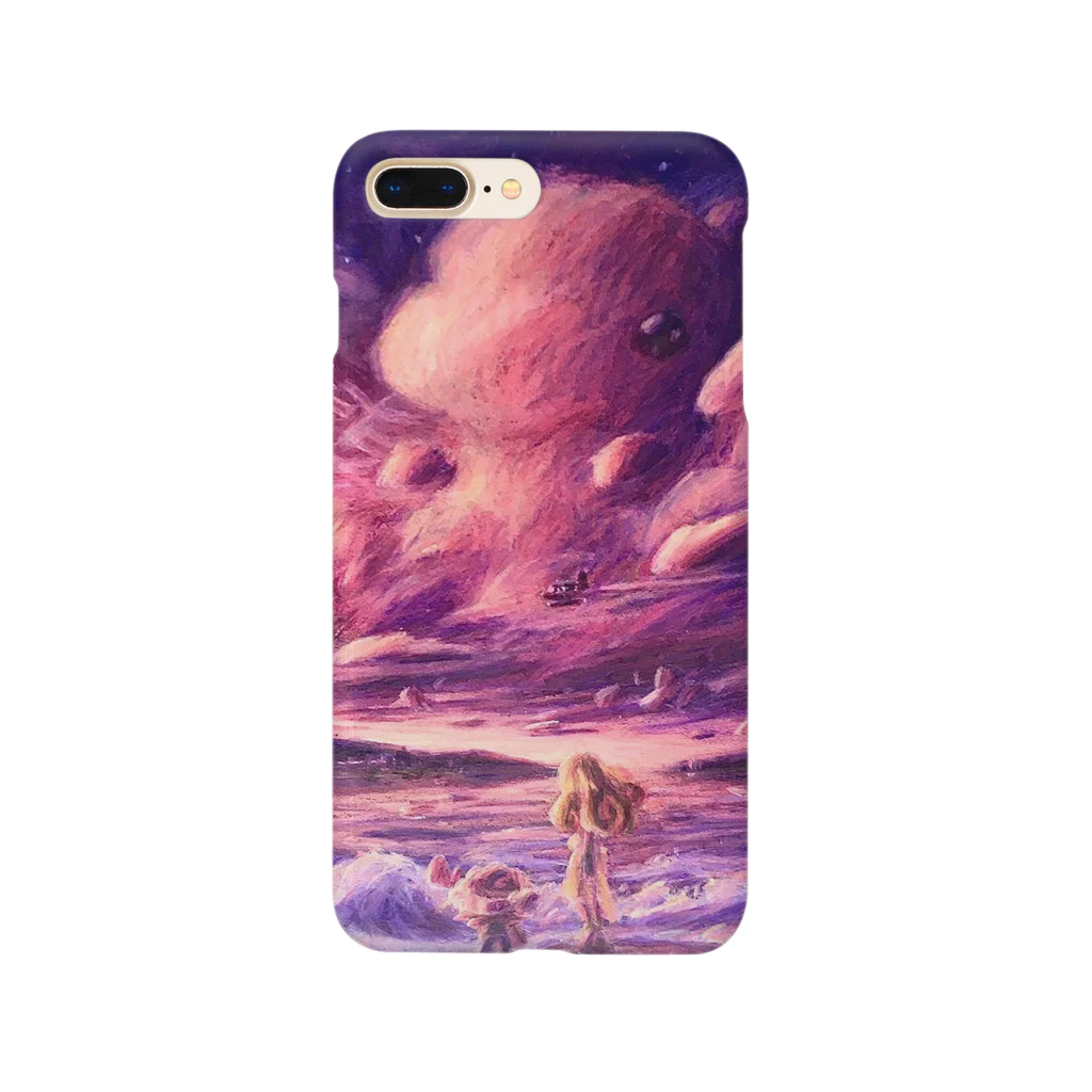 Bob's art goods shopのふわ雲ザウルス Smartphone Case