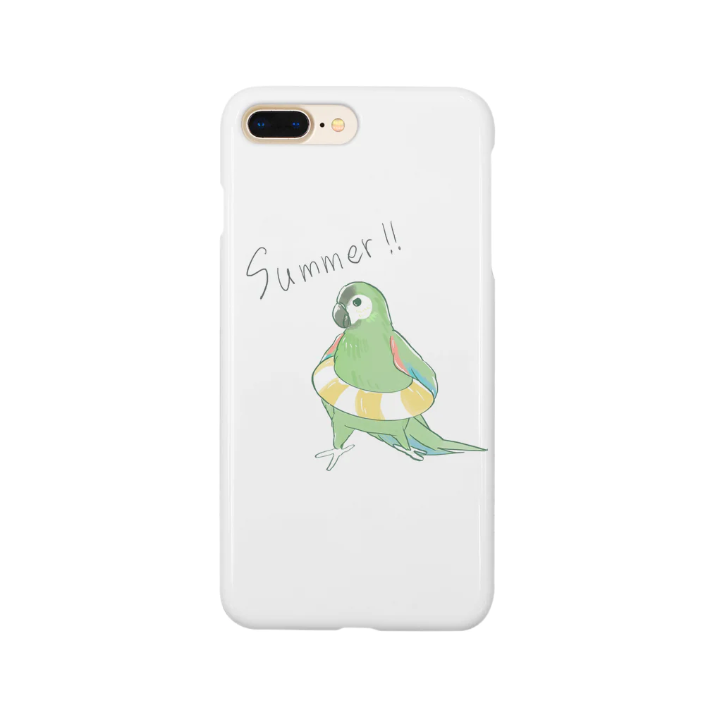 mekeさんのサマーインコ（ヒメコンゴウ） Smartphone Case