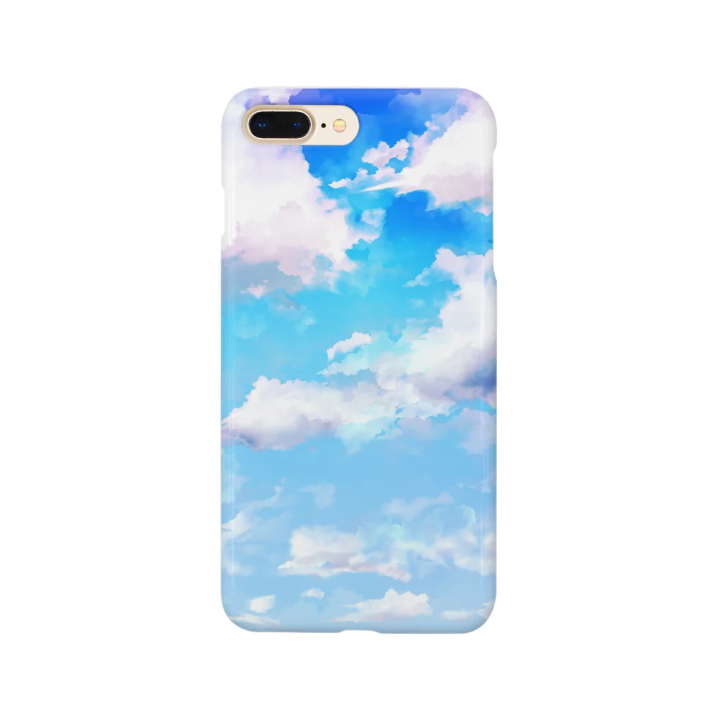 ポップなおみせの春の空 Smartphone Case