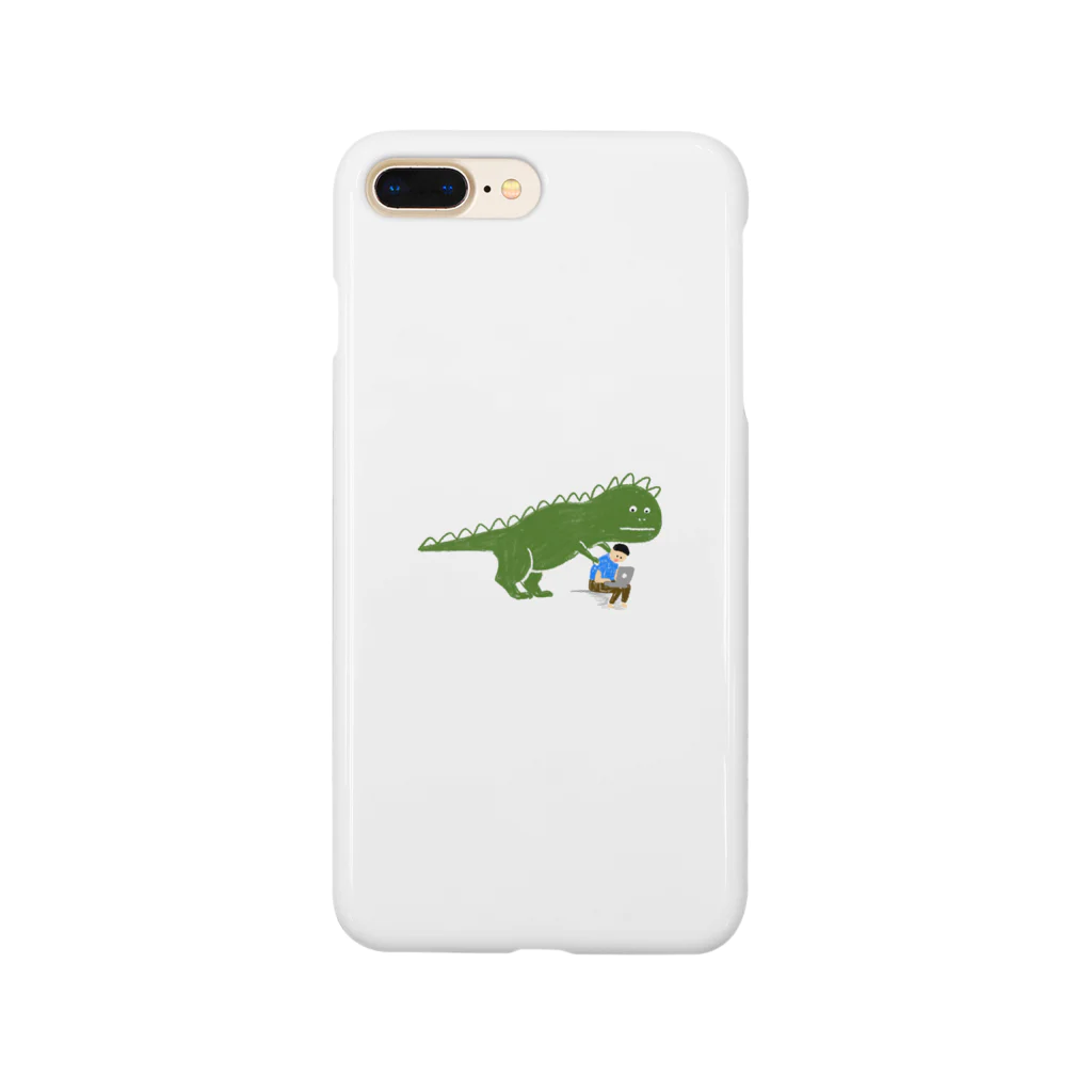 小野まとぺちゃんのお店のお仕事おつかれさまザウルス Smartphone Case