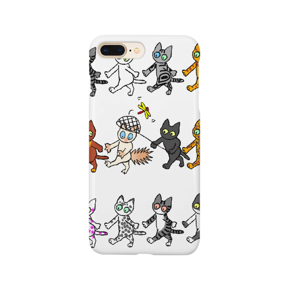 鈴神楽工房の猫猫大行進 Smartphone Case