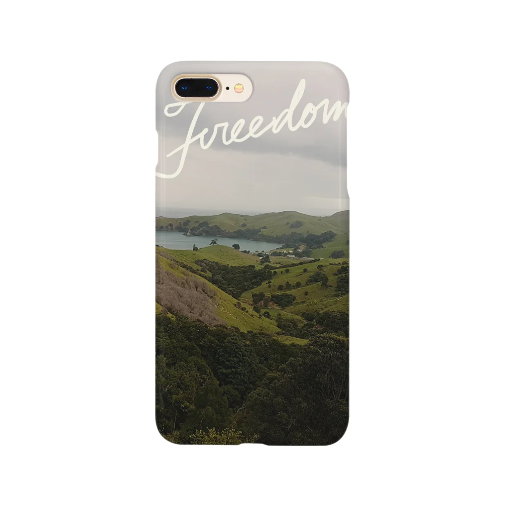 ４４４４のFreedom in New Zealand スマホケース