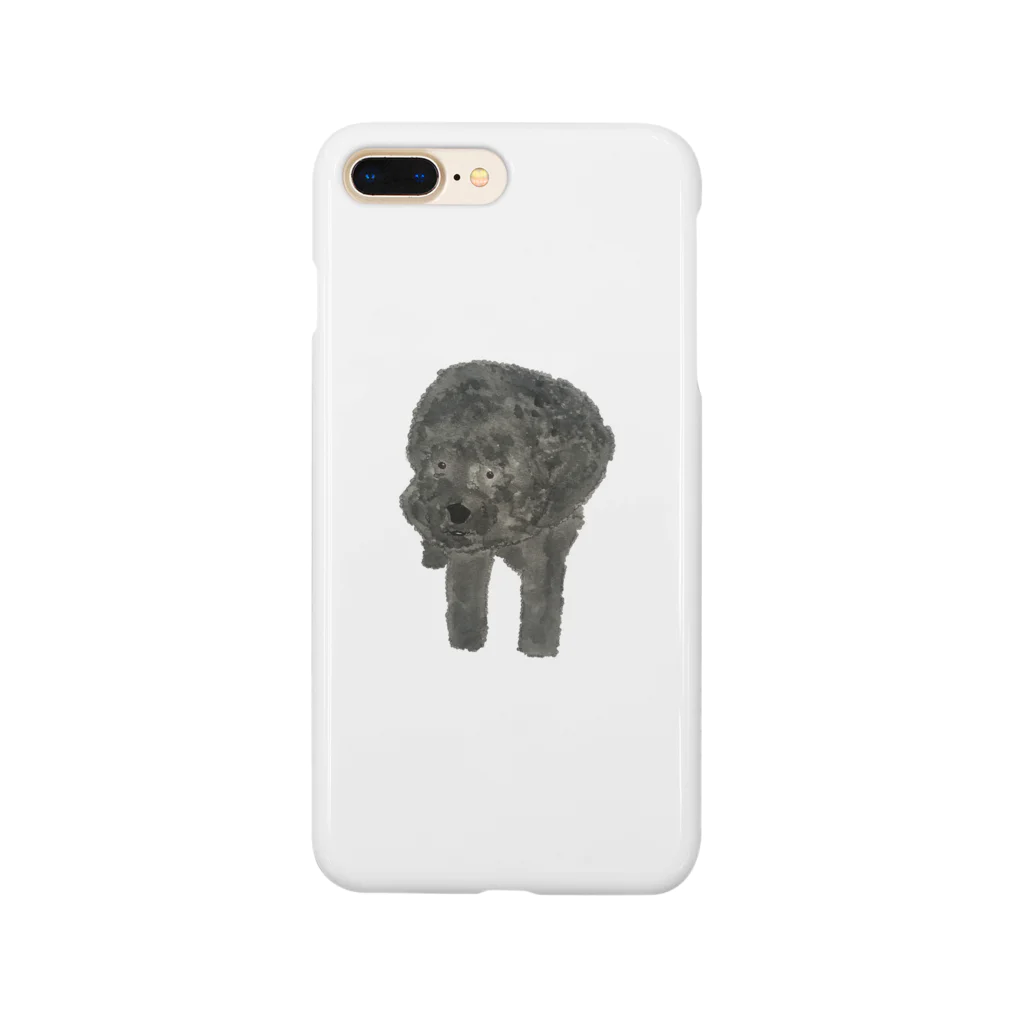 hippoのよそんちのモフちゃん（黒プー） Smartphone Case