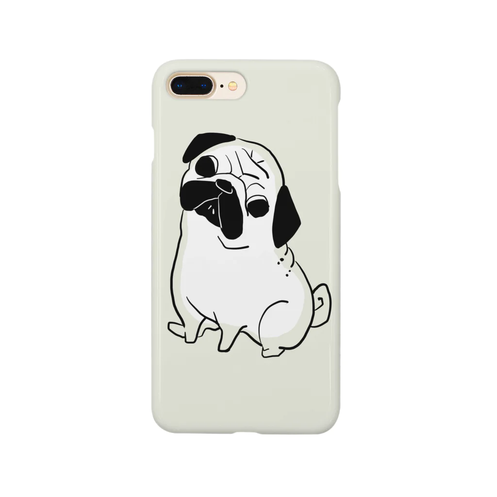 もんのパグすわりぼん Smartphone Case