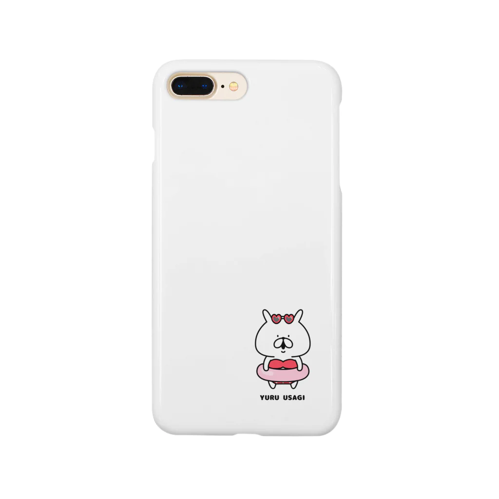 chococo_yuruusagiのゆるうさぎ 赤色ビキニ Smartphone Case