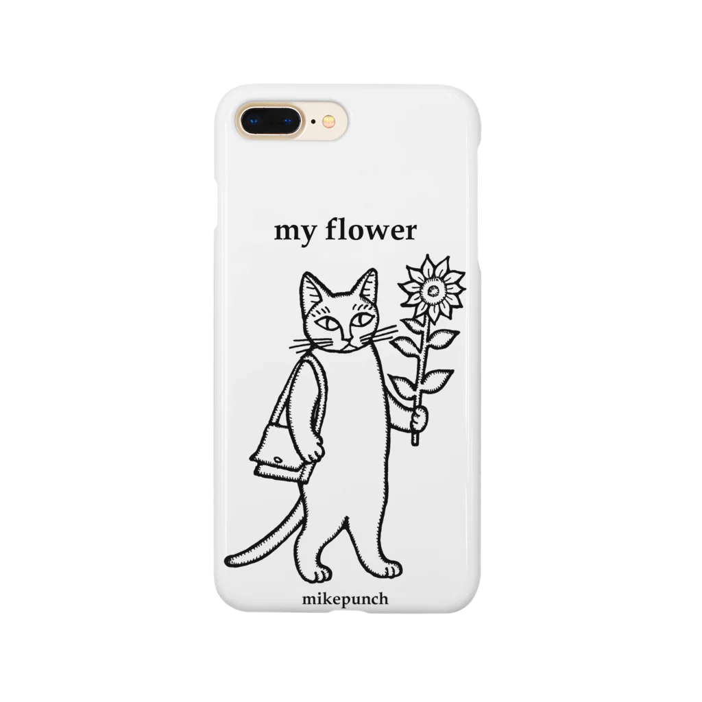 mikepunchのmy flower 私のお花 スマホケース