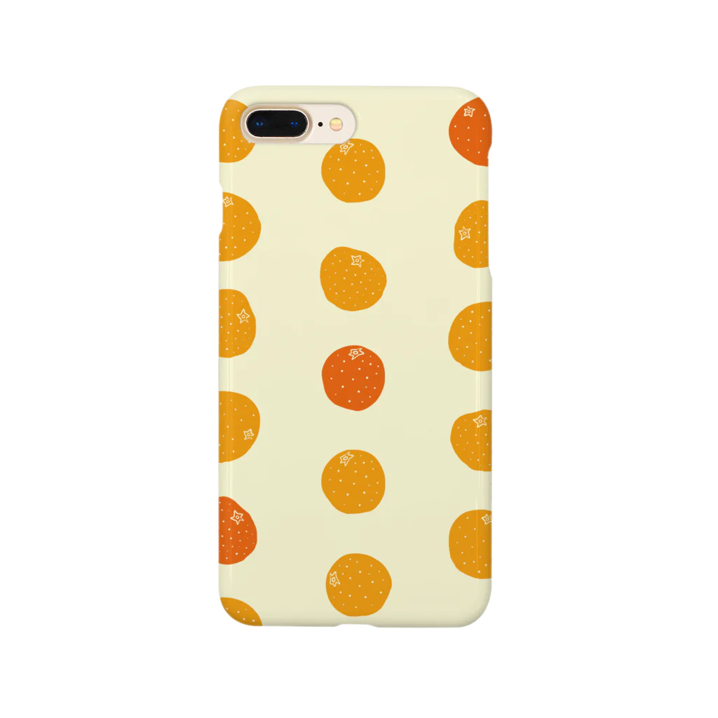森と樅の３つのオレンジが、濃い。 Smartphone Case