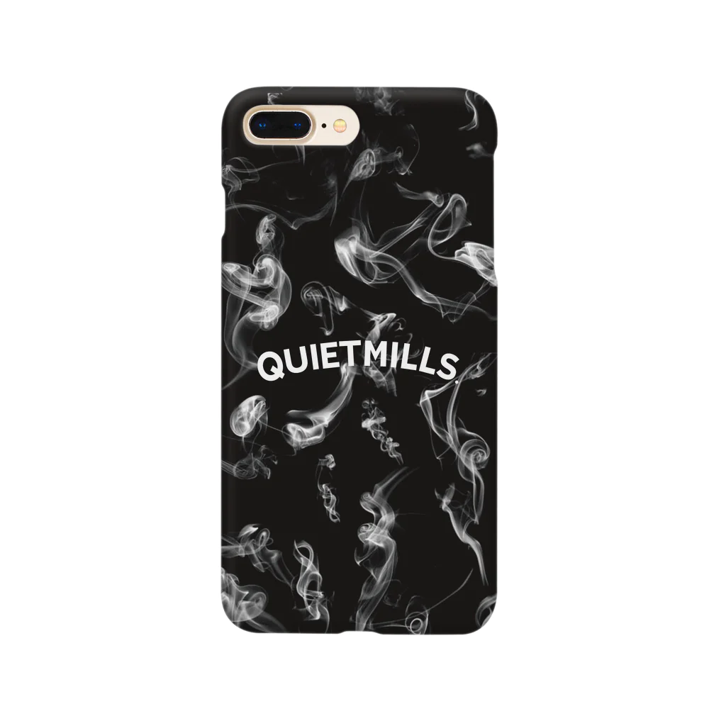 QUIETMILLS.COのALLOVER SERIES SMOKEOUT BLACK Smartphone Case